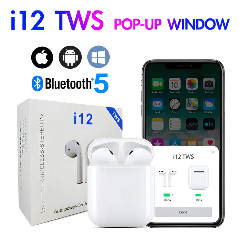 Fone de Ouvido I12 TWS