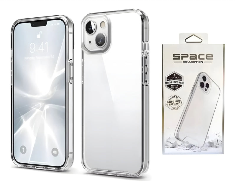 KIT IPHONE CAPINHA SPACE + PELÍCULA DE CÂMERA E TELA