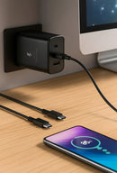 CARREGADOR USB C POWER 
ADAPTER TRIO 65W PD LEHMOX