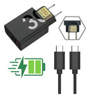 CARREGADOR TURBO USB TIPO C 
LEHMOX LE-490 A+C