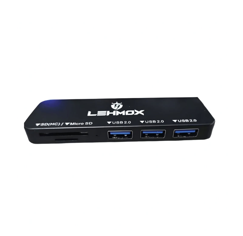 HUB USB 2.0 COM 5 PORTAS 
LEHMOX LEY-1838