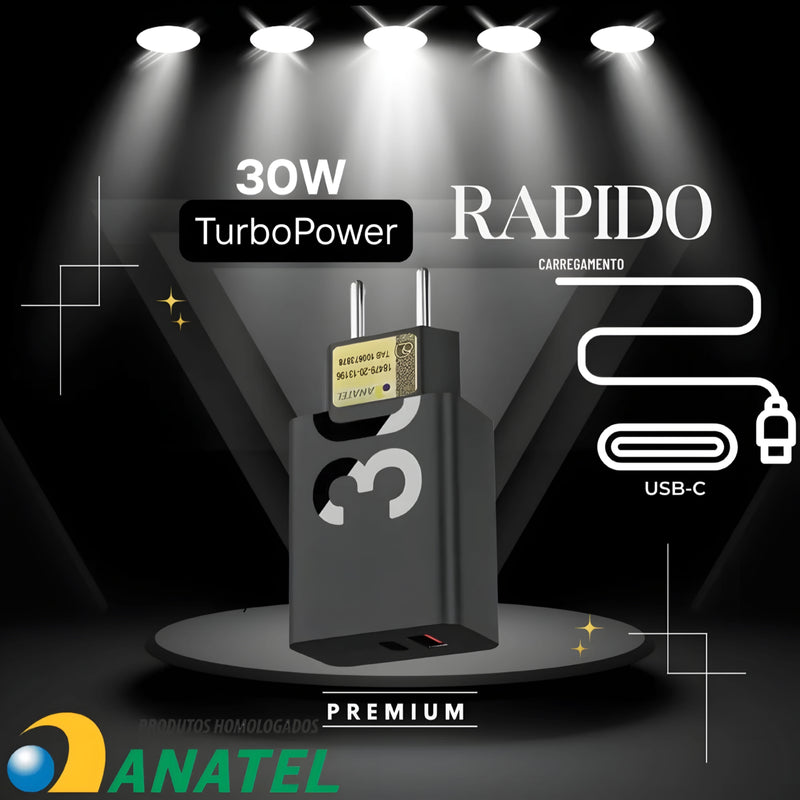 CARREGADOR TURBO USB TIPO C 
LEHMOX LE-490 A+C