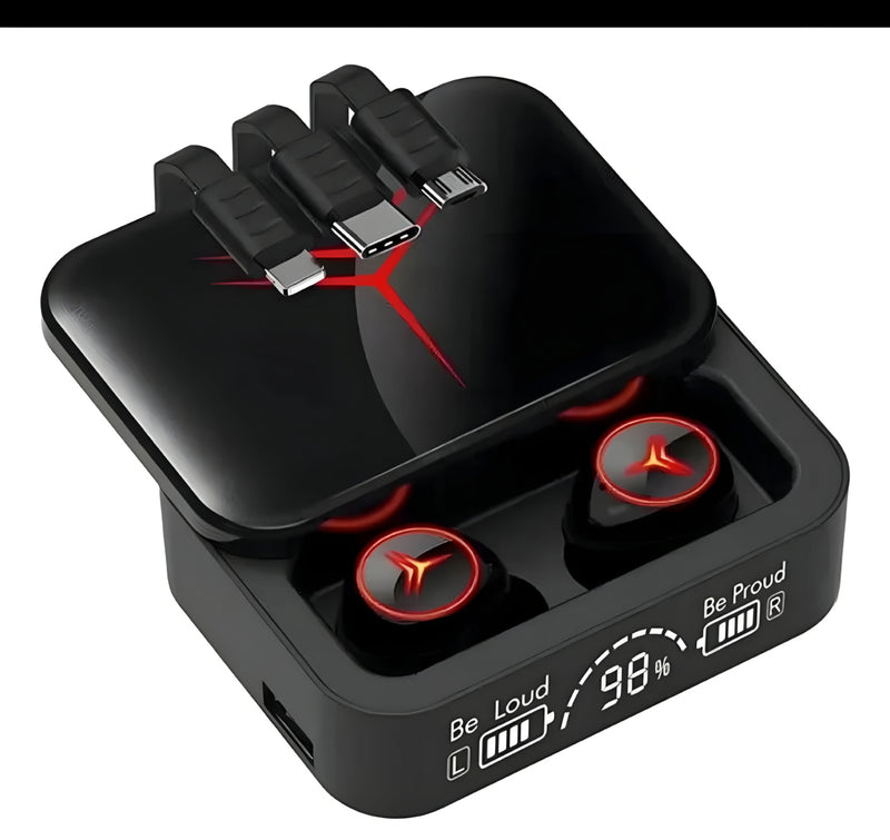 FONE DE OUVIDO BLUETOOTH 
GAMER POWER BANK XTRAD M88 PLUS