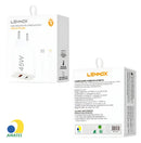 CARREGADOR PARA IPHONE TURBO 45W USB C/LIGHTNING LEHMOX LE-405 A+IOS