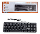TECLADO USB PARA ESCRITORIO 
LEHMOX LEY-1604
