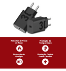 CARREGADOR USB C/USB C TURBO 
POWER 30W LEHMOX LE-490PD