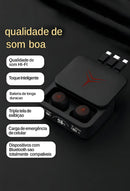 FONE DE OUVIDO BLUETOOTH 
GAMER POWER BANK XTRAD M88 PLUS